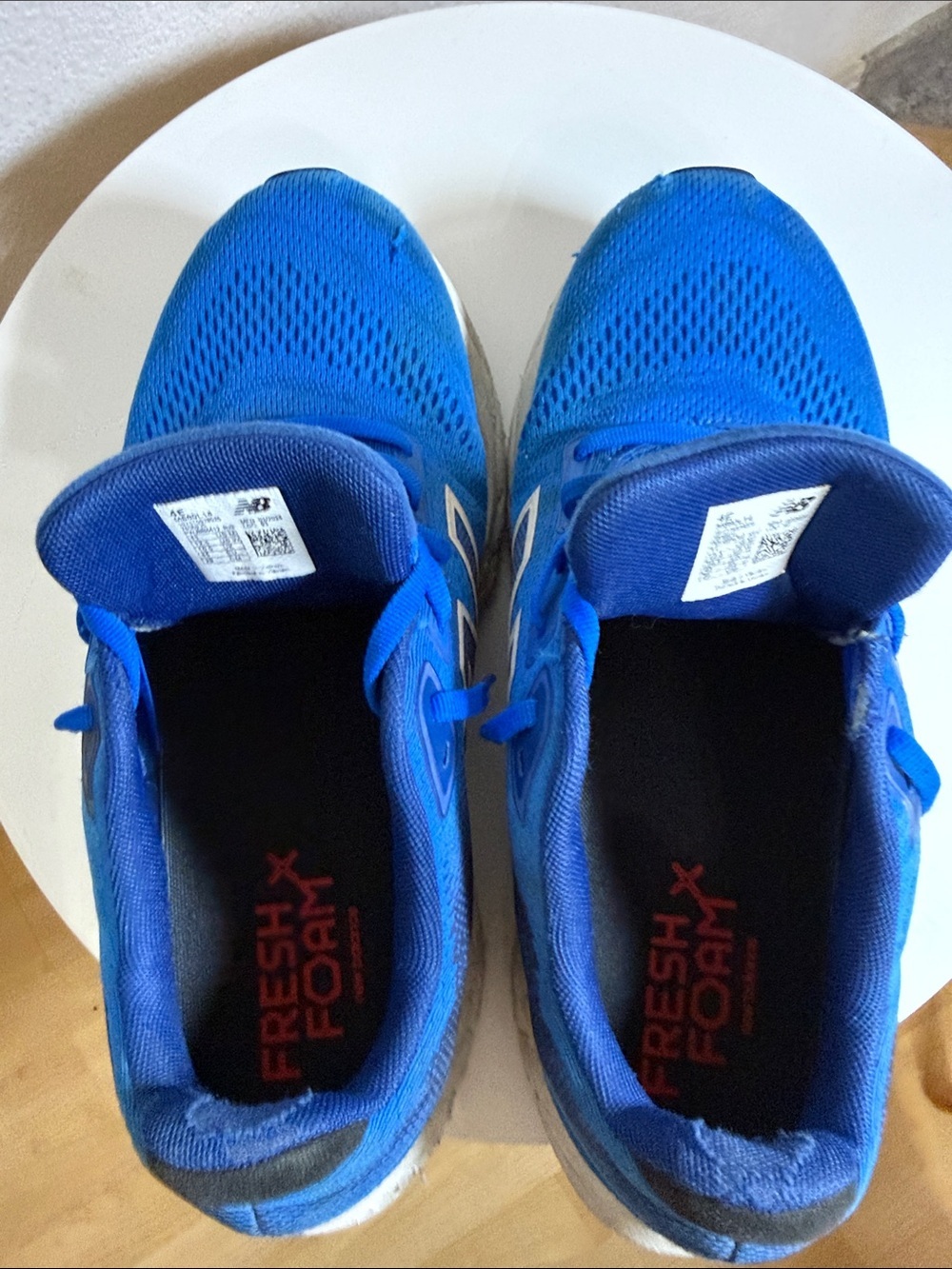 New Balance Bright Blue Men's Athletic Running Sneakers - Picture 11 of 11